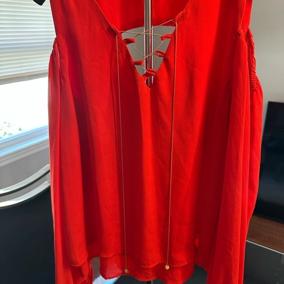 XOXO Tops - Elegant Red Women's Top